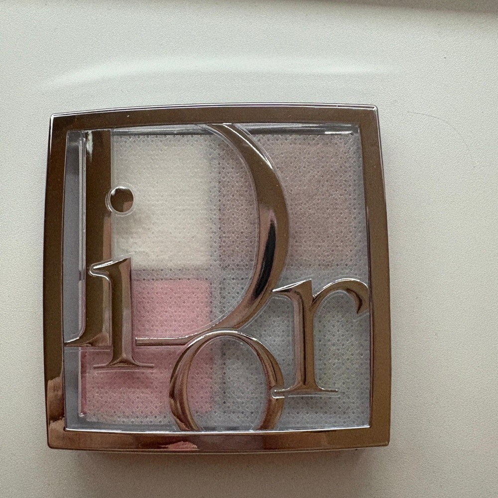 Dior Pink and Silver Makeup Compacts